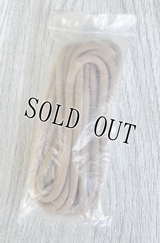 画像2: 米軍放出品 VANGUARD BOOT LACES 72 TAN (2)