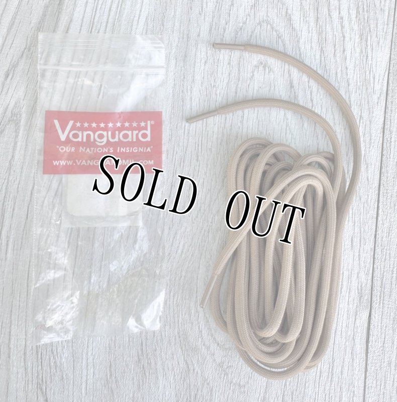 画像1: 米軍放出品 VANGUARD BOOT LACES 72 TAN (1)