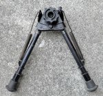 画像1: 海兵隊実物 M27 Harris Bipod 9-13" LM-S and Larue  Tactical LT706 QD Swivel Mount Set (1)