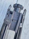 画像5: 海兵隊実物 M27 Harris Bipod 9-13" LM-S and Larue  Tactical LT706 QD Swivel Mount Set (5)