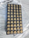 画像1: 米軍実物 50 CARTRIDGES 9mm BALL 空薬莢    (1)