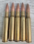 画像2: 米軍実物  7.62mm 30-06  SPRG WINCHESTER 5発 (2)