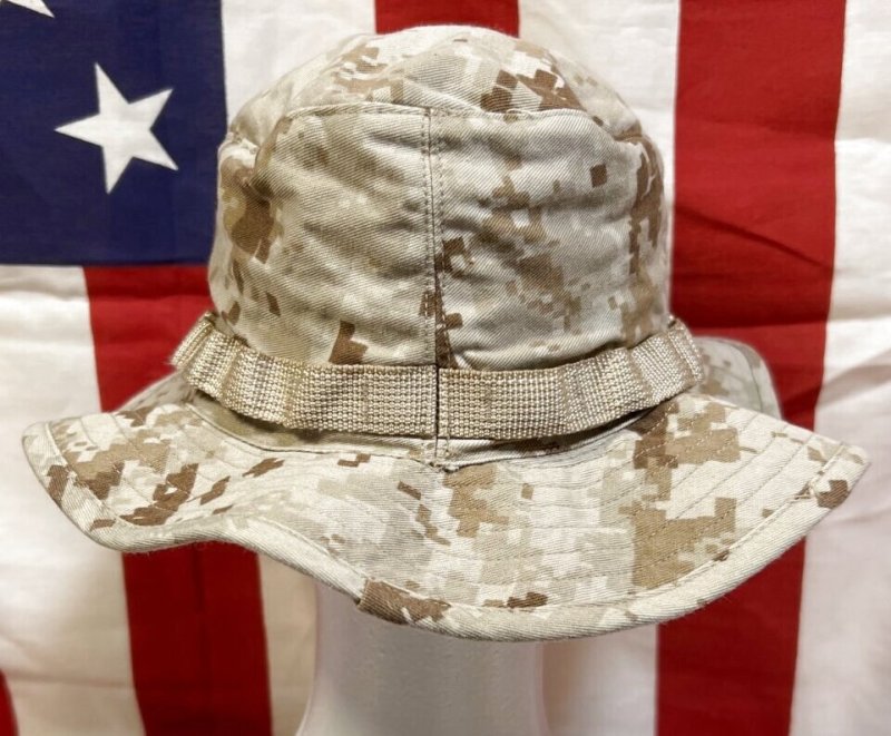 画像4: 米軍実物 デザートマーパットブーニーハット　LARGE (4)