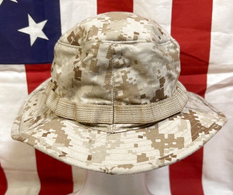 画像3: 米軍実物 デザートマーパットブーニーハット　LARGE (3)