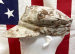 画像3: 米軍実物 USMC　デザートマーパット　CAP　LARGE (3)