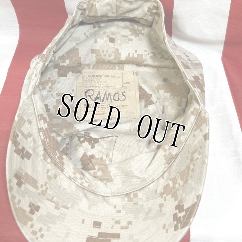 画像5: 米軍実物 USMC　デザートマーパット　CAP　LARGE (5)