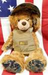 画像2: 米軍放出品 USMC 海兵隊 ミリタリー オードナンスプレキャリ着用ベアー　 (2)