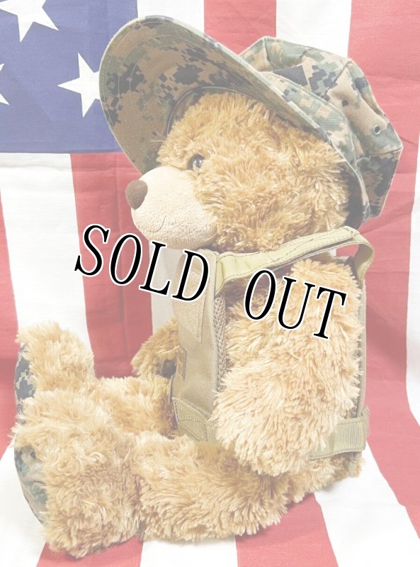 画像3: 米軍放出品 USMC 海兵隊 ミリタリー オードナンスプレキャリ着用ベアー　 (3)