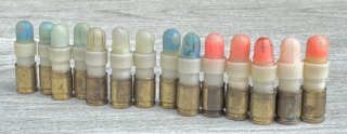空薬莢 40連発 ベルトリンク 7.62 薬莢 221発 ベルトリンク 空砲 308 実弾 機関銃 空薬莢