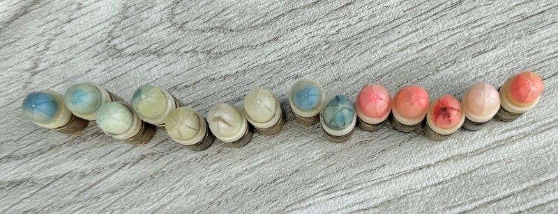 画像2: 米軍実物 訓練用 9mm ペイント弾 (シミュニッション) 空薬莢 (2)