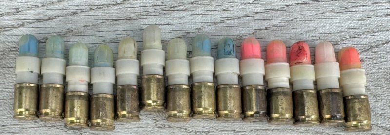 画像3: 米軍実物 訓練用 9mm ペイント弾 (シミュニッション) 空薬莢 (3)