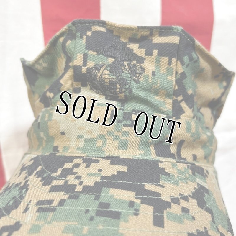 画像2: 米軍実物　USMC　ウッドランドマーパット　CAP　MEDIUM (2)