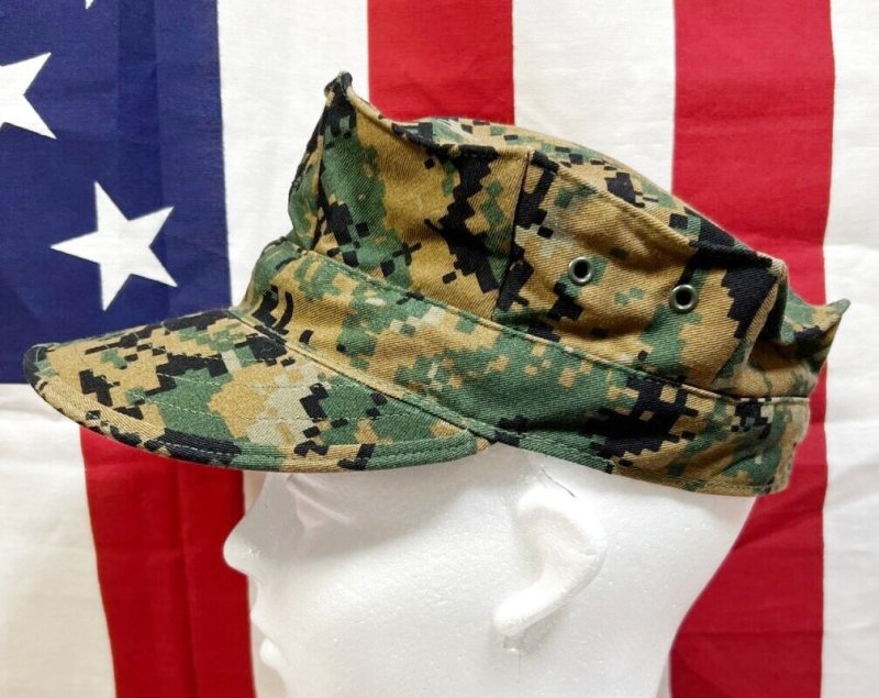 画像3: 米軍実物　USMC　ウッドランドマーパット　CAP　MEDIUM (3)