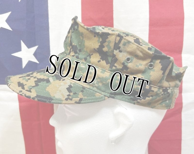 画像3: 米軍実物　USMC　ウッドランドマーパット　CAP　MEDIUM (3)