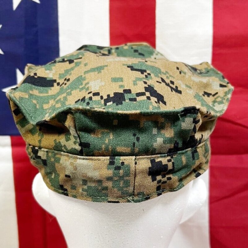 画像4: 米軍実物　USMC　ウッドランドマーパット　CAP　MEDIUM (4)