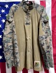 画像1: 米軍実物　FROG　ウッドランドマーパットコンバットシャツ　S-R (1)