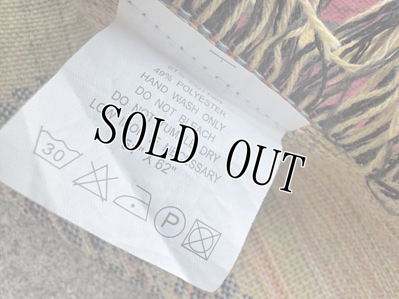 画像3: 米軍実物 USMC モニュメント ブランケット ラグ　タペストリー (3)