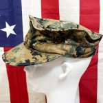 画像3: 米軍実物　USMC　ウッドランドマーパット　CAP　MEDIUM (3)