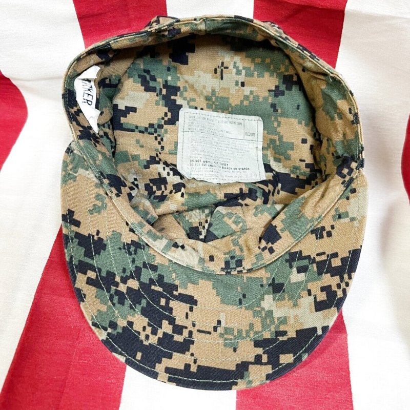 画像5: 米軍実物　USMC　ウッドランドマーパット　CAP　MEDIUM (5)