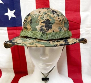 米軍実物 USMC ウッドランドマーパット CAP MEDIUM キャップ／ハット