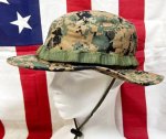画像2: 米軍実物 ウッドランドマーパットブーニーハット　MEDIUM (2)