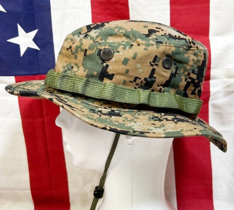 画像3: 米軍実物 ウッドランドマーパットブーニーハット　MEDIUM (3)