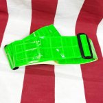 画像1: 米軍実物 反射 リフレクション べルト グリーン (1)