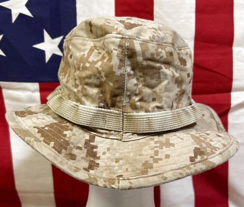 画像4: 米軍実物 デザートマーパットブーニーハット　LARGE (4)