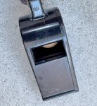 画像4: 米軍実物 US ブラック LC1 ホイッスル (4)