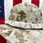 画像2: 米軍実物 デザートマーパットブーニーハット　LARGE (2)