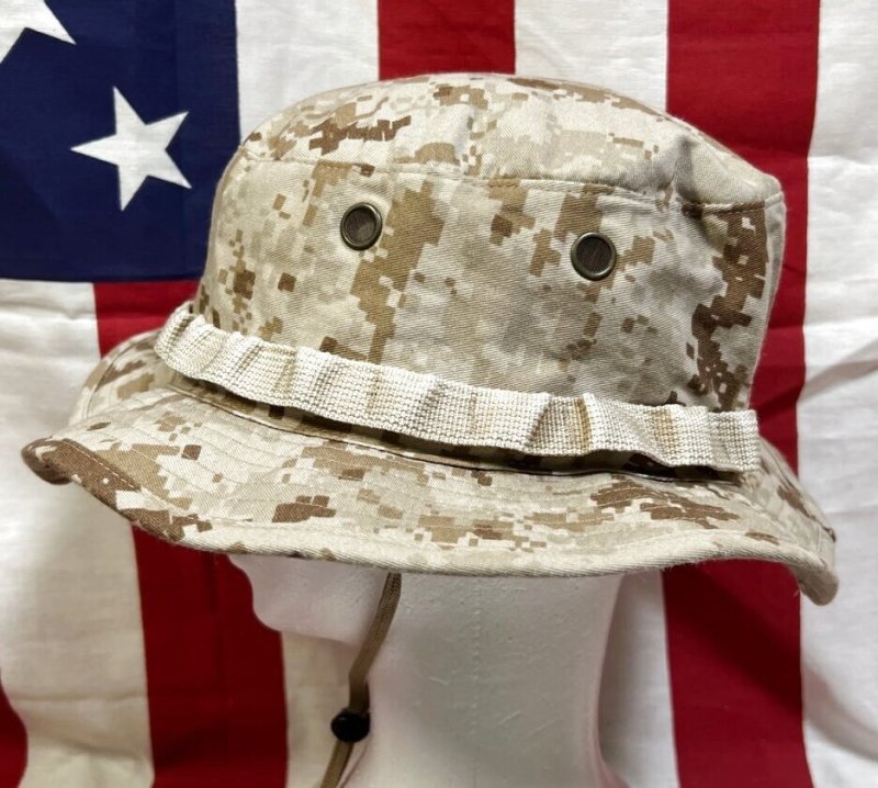 画像3: 米軍実物 デザートマーパットブーニーハット　LARGE (3)