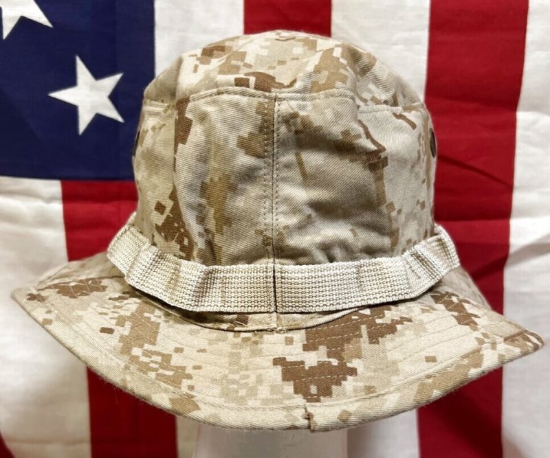 画像4: 米軍実物 デザートマーパットブーニーハット　LARGE (4)