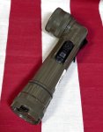 画像2: 米軍実物 FULTON MX-991/U L型 LED フラッシュライト OD  (2)