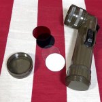 画像1: 米軍実物 FULTON MX-991/U L型 LED フラッシュライト OD  (1)