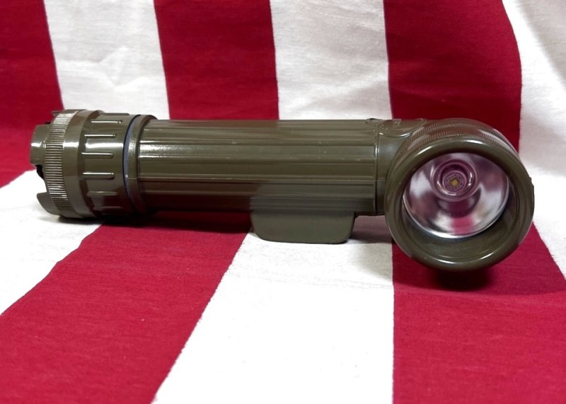 画像5: 米軍実物 FULTON MX-991/U L型 LED フラッシュライト OD  (5)