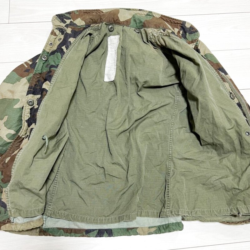 画像3: 米軍実物,　M-65フィールドジャケット　3rd　迷彩　S-SHORT (3)