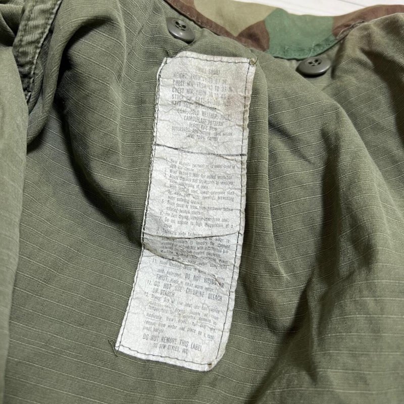画像6: 米軍実物,　M-65フィールドジャケット　3rd　迷彩　S-SHORT (6)