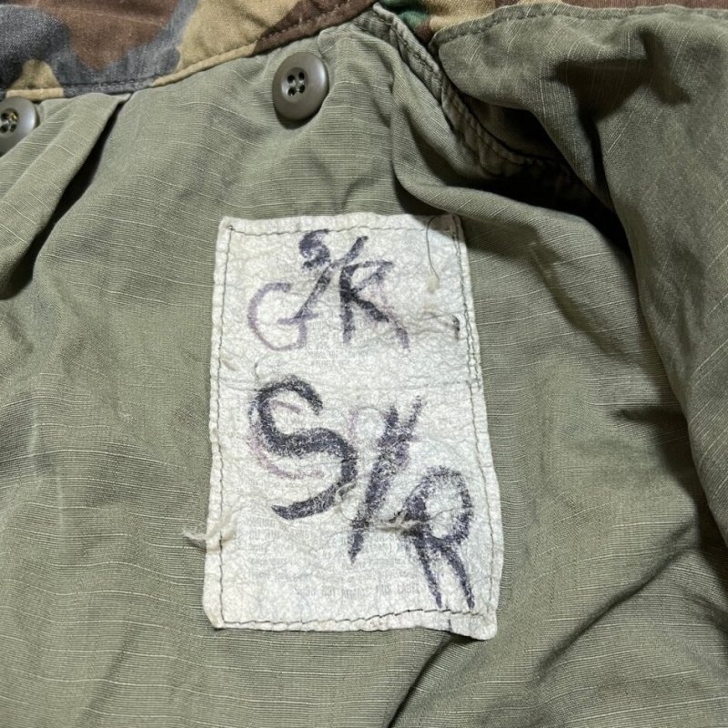 画像6: 米軍実物,　M-65フィールドジャケット　迷彩　S-REGULAR (6)