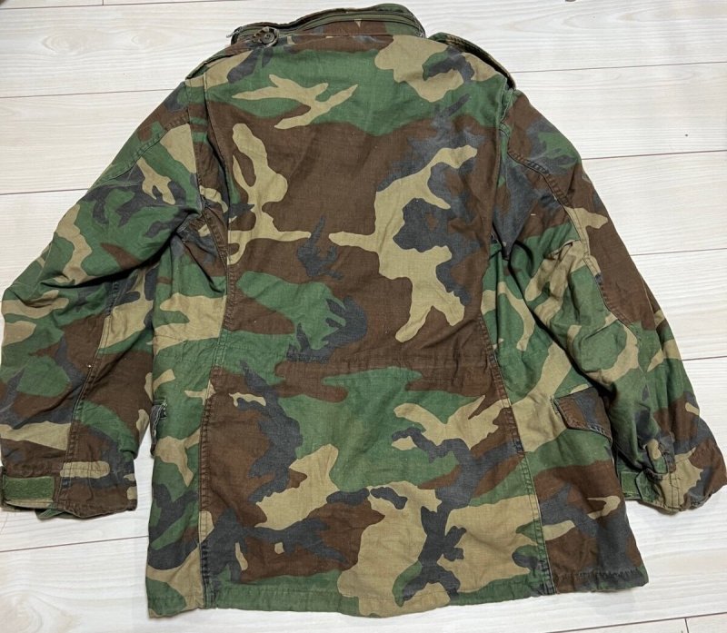 画像5: 米軍実物,　M-65フィールドジャケット　迷彩　S-REGULAR (5)