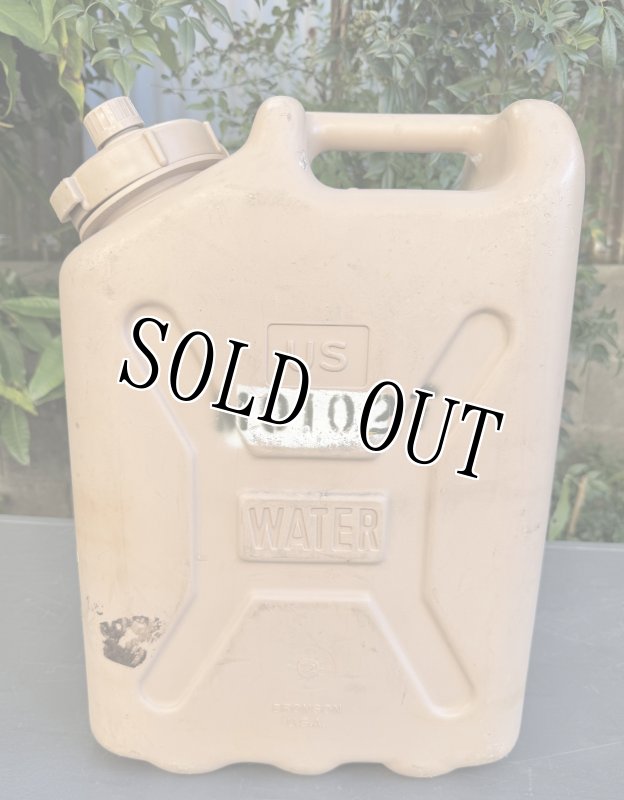 画像1: 米軍実物 WATER タンク　デザート (プラスチック) (1)