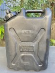 画像3: 米軍実物 WATER タンク ブラック (プラスチック) (3)