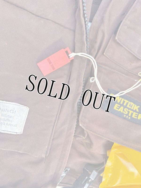 画像7: 米軍実物 LIFE RESERVER VEST　ブラウン　L (7)