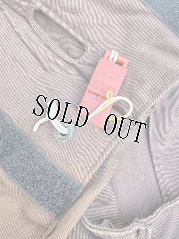 画像8: 米軍実物 LIFE RESERVER VEST　ブラウン　L (8)