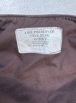 画像14: 米軍実物 LIFE RESERVER VEST　ブラウン　L (14)