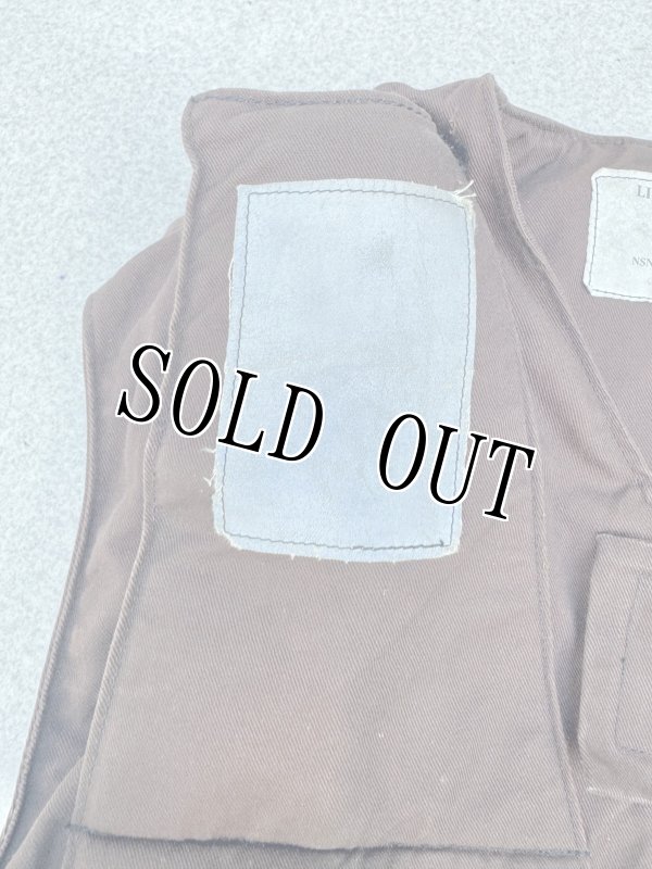 画像19: 米軍実物 LIFE RESERVER VEST　ブラウン　L (19)