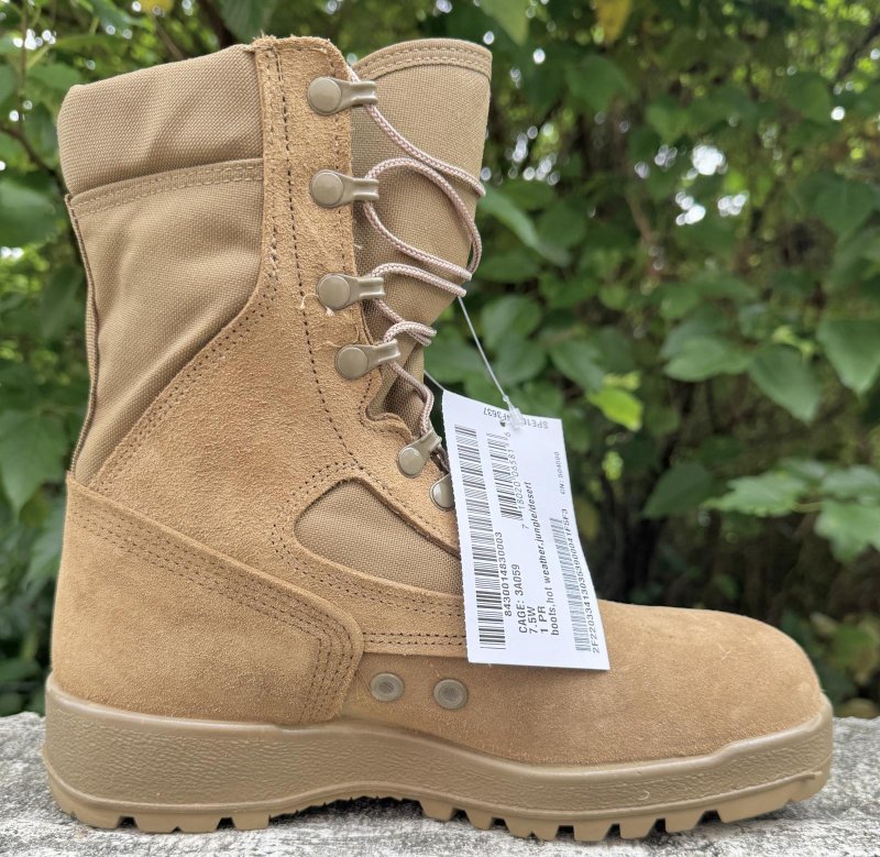 画像5: 米軍実物 McRae FootWear  USMC ジャングル デザート ブーツ 7.5W (5)