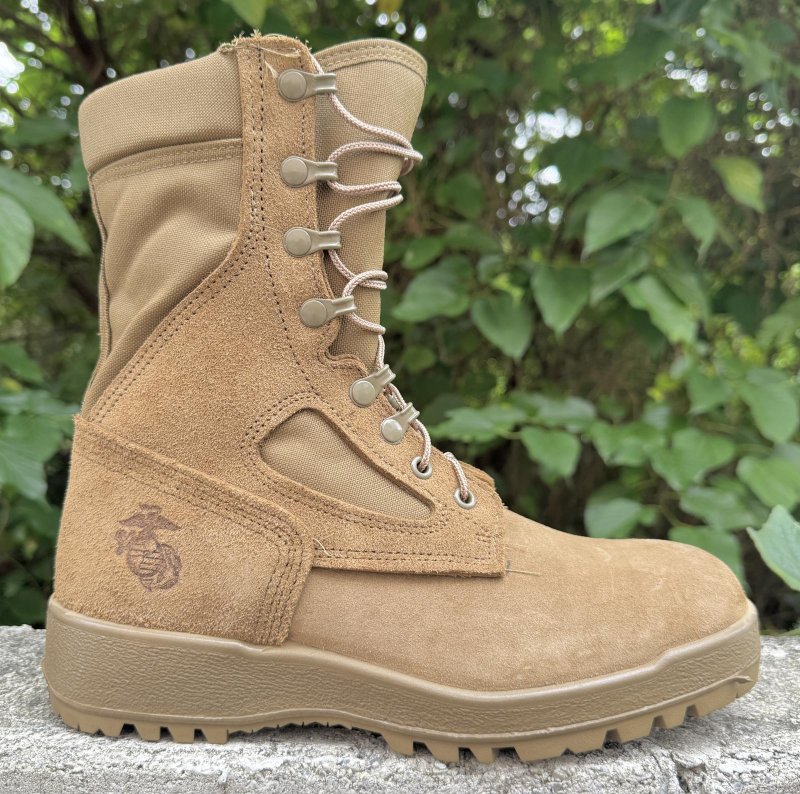 画像2: 米軍実物 McRae FootWear  USMC ジャングル デザート ブーツ 7.5W (2)