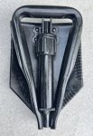 画像2: 米軍実物 E-TOOL フォールディングスコップ  E-TOOL 三つ折　スコップ(ケース付き)  (2)