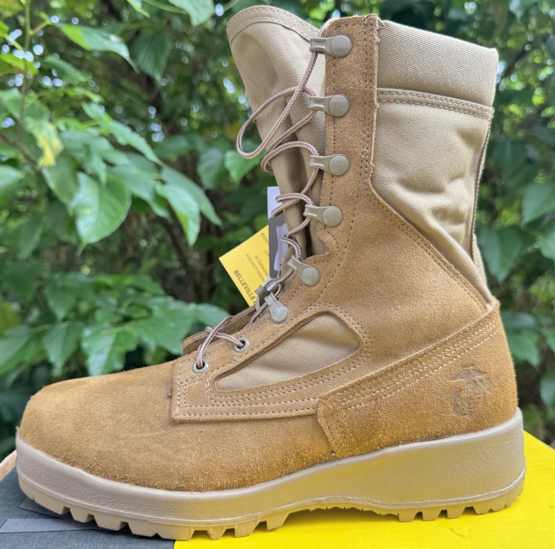 画像2: 米海兵隊実物 Belleville デザートマーパット ブーツ 8.5 W 550ST (2)