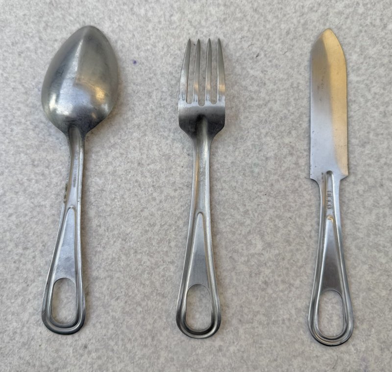 画像5: 米軍実物 US　スプーン/ホーク/ナイフ　メスキットパン用 (5)